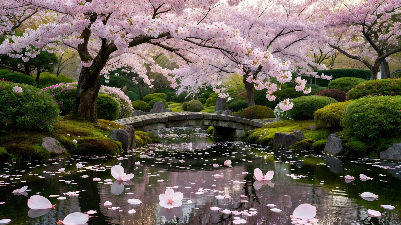 桜の庭